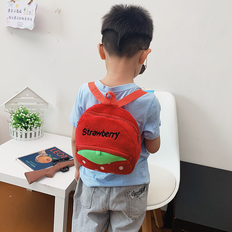 Early Childhood Education Cute Baby Children Plush School Bag.