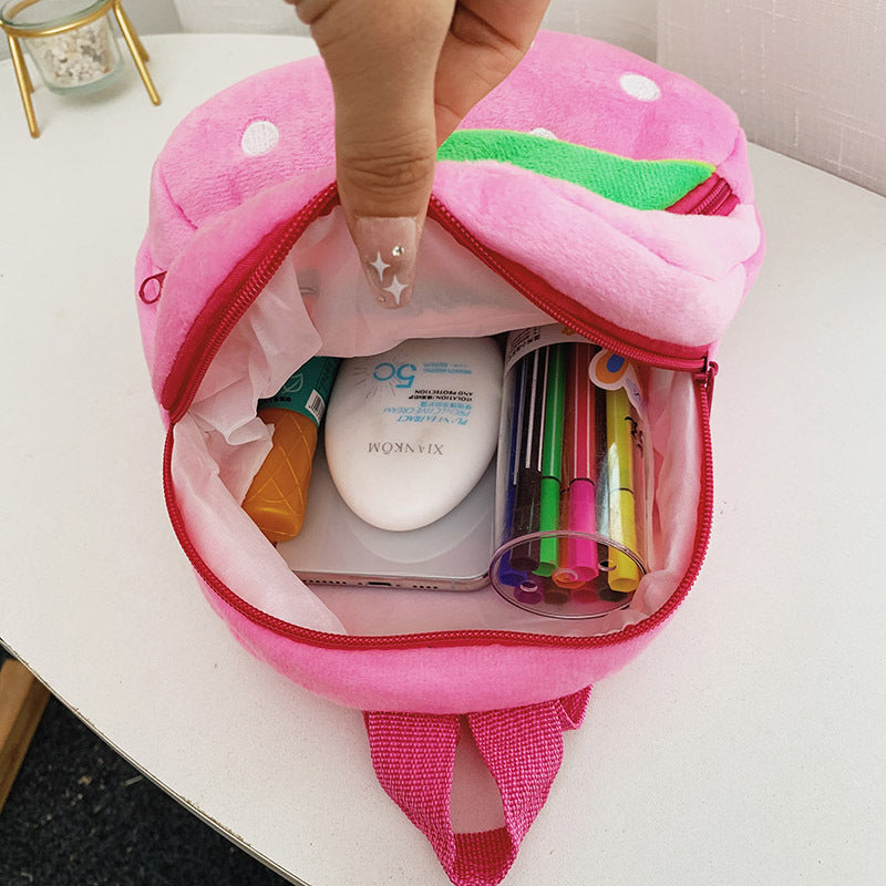 Early Childhood Education Cute Baby Children Plush School Bag.